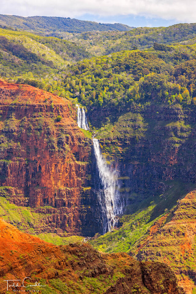 Windy Waipo'o Falls print