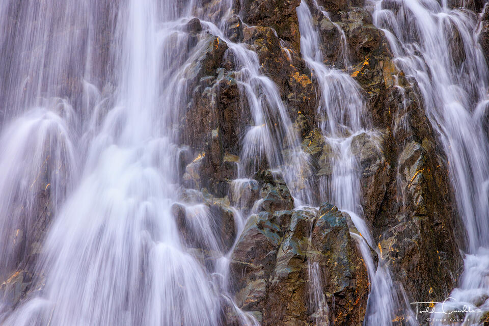 Waterfall on Lowell Creek print