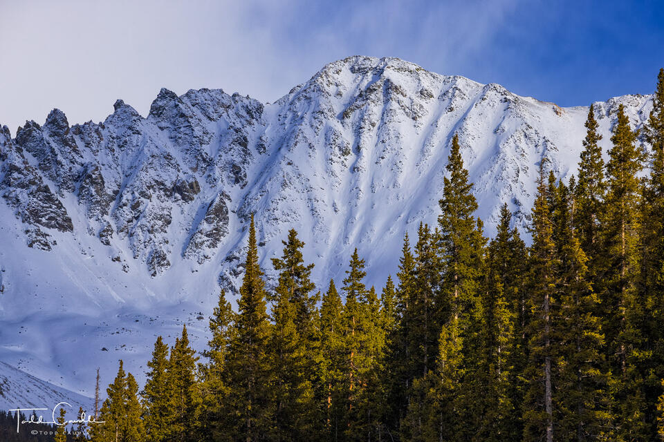 Fletcher Mountain Winter print