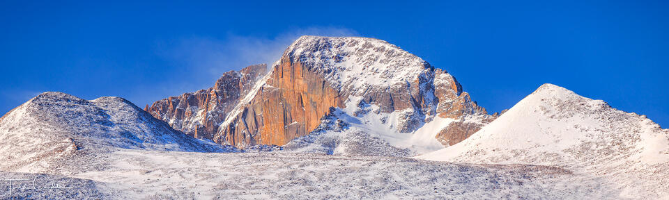 Longs Peak Morning Pano print