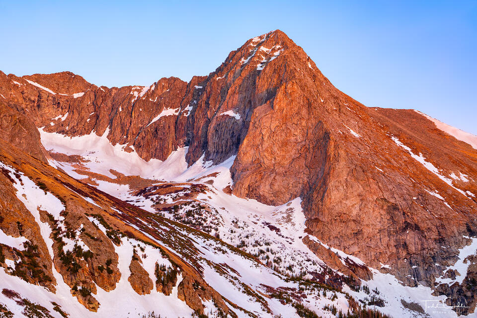 Tijeras Peak Alpenglow print