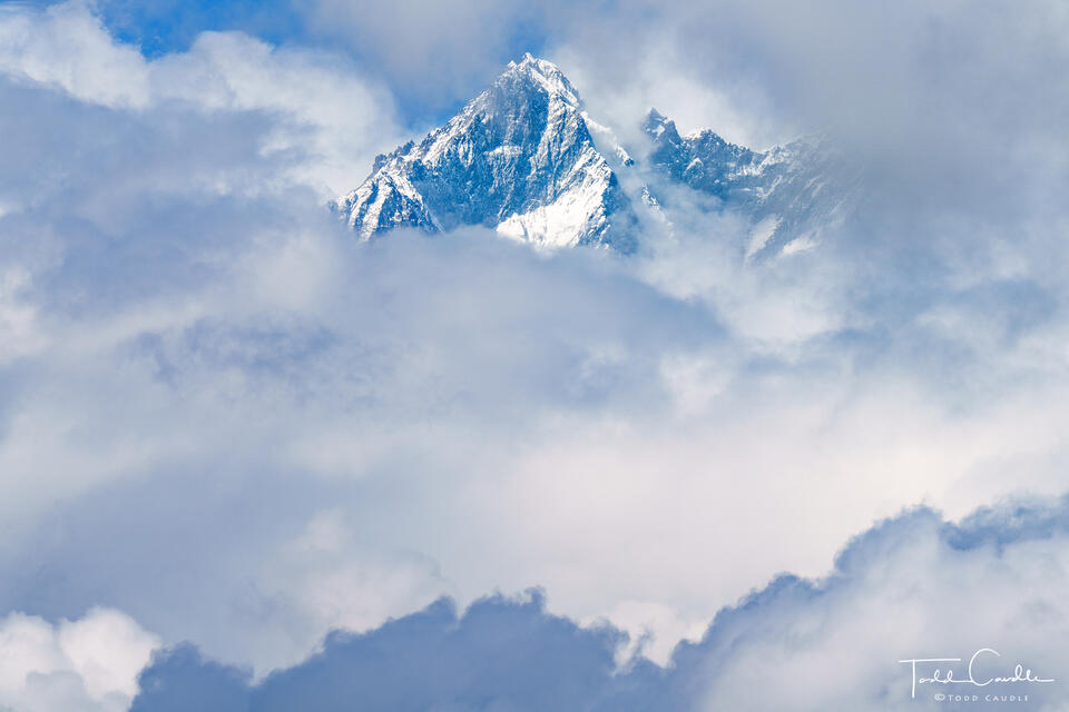 Lhotse Cradled by Clouds print