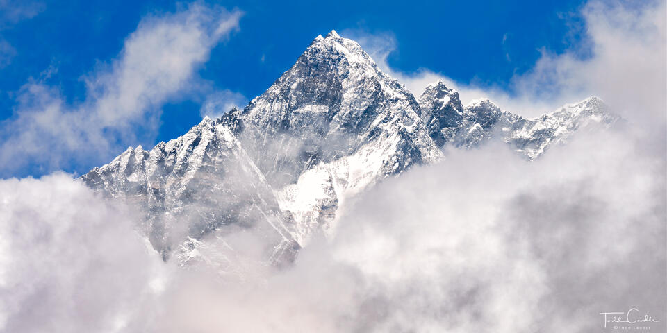 Lhotse Clouds (panorama) print
