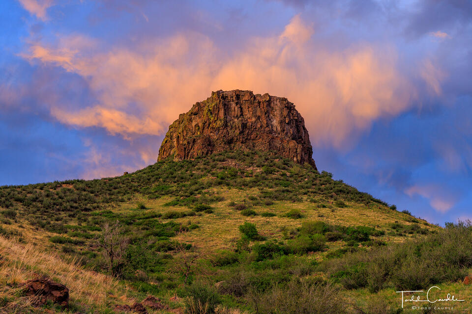 Sunset over Castle Rock #2 print