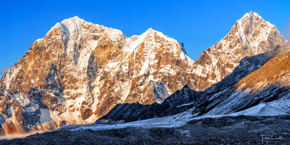 Taboche & Cholatse Sunrise (panorama) print