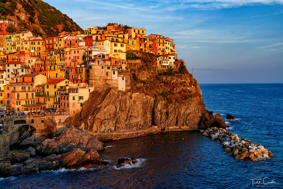 Manarola Sunset print