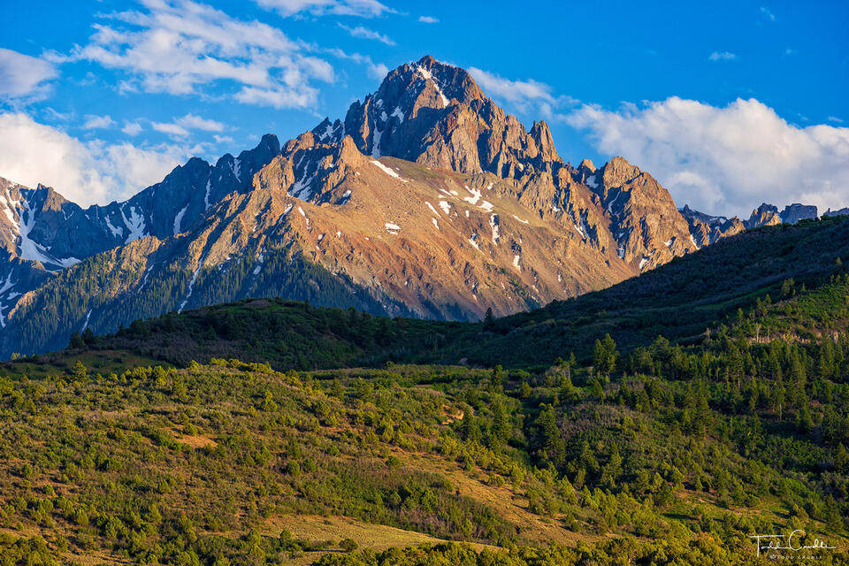 Mount Sneffels Summer Evening print