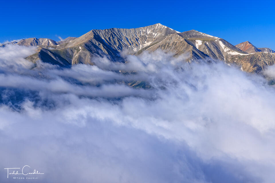 Mount Antero Above the Clouds print