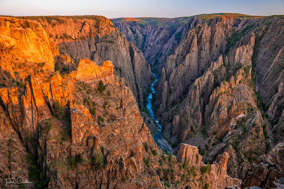 Sunset at Kneeling Camel Overlook print