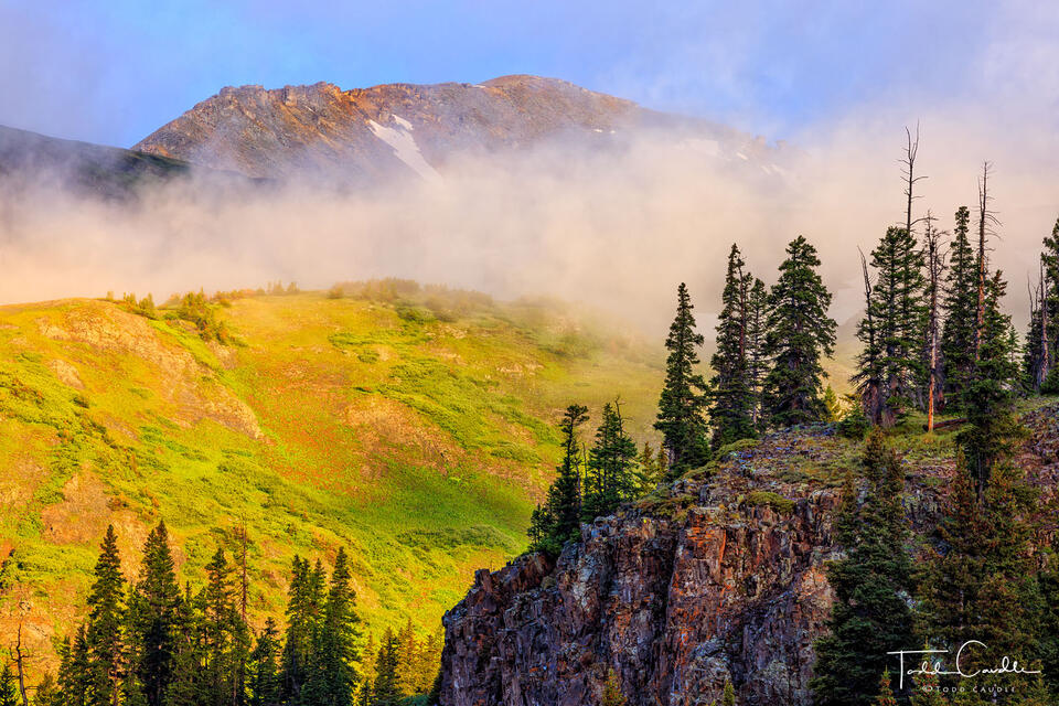 Fog Near Black Bear Pass print