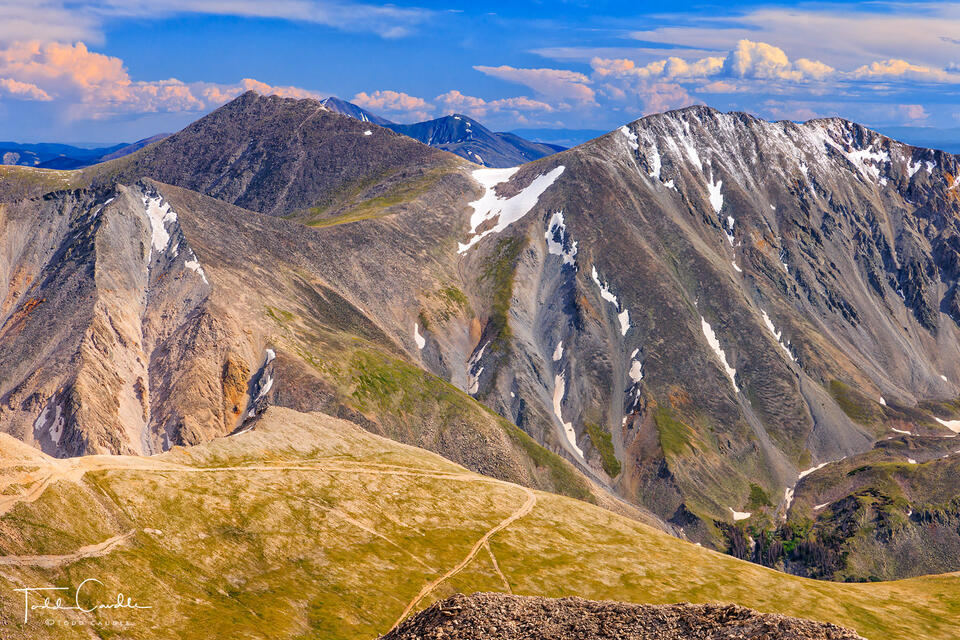 Shavano & Tabeguache From Antero Summit print