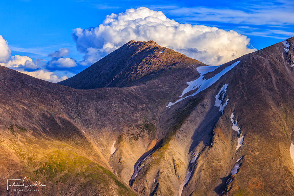 Sunset Clouds Over Mount Shavano print