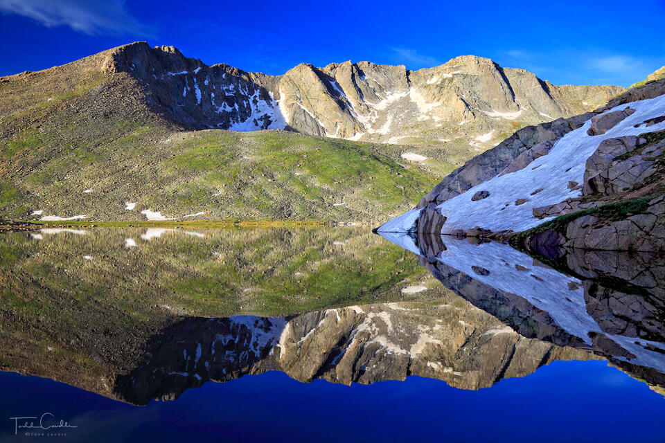 Summit Lake Reflection of Mount Evans print