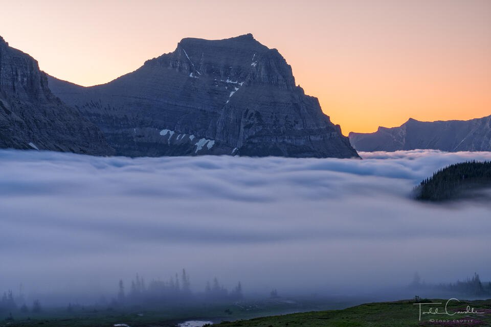 Logan Pass Above the Clouds print