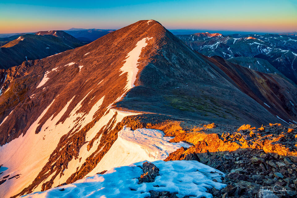 Grays Peak Sunrise print