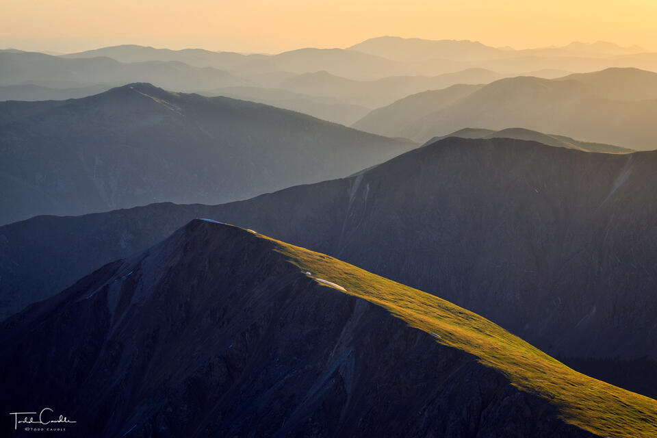 Kelso Mountain Ridges print