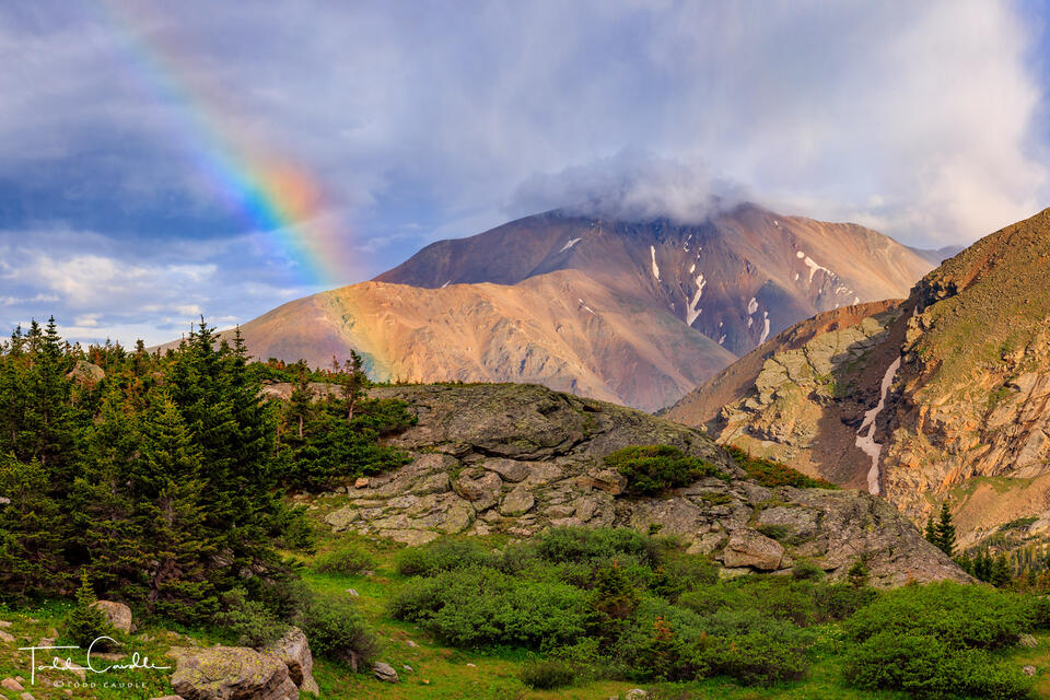 Mount Elbert Rainbow print