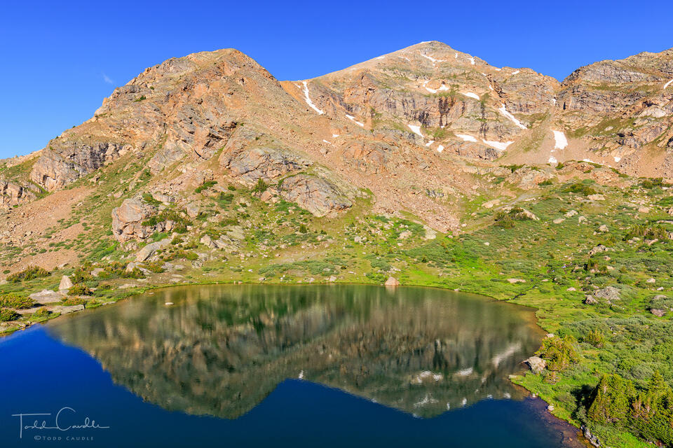 Mount Oklahoma Reflection print