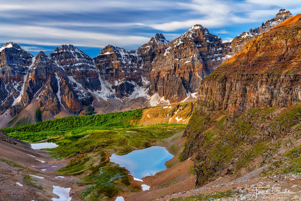 Overlooking Minnestimma Lake print