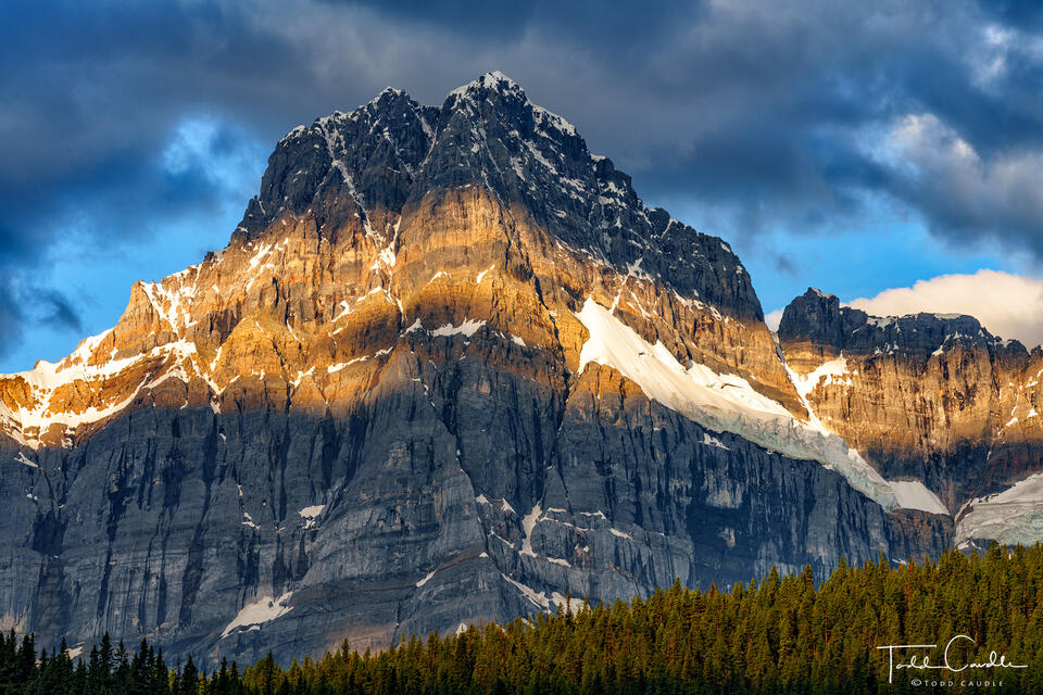 Howes Peak Moody Light print