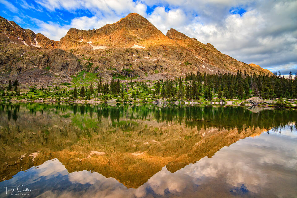 Mystic Island Mirror print
