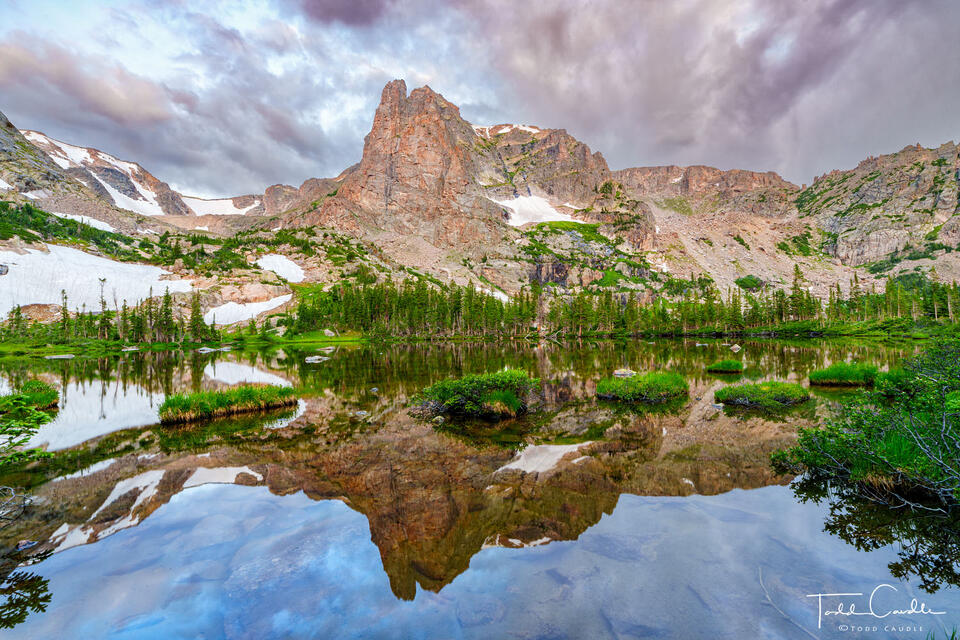 Stormy Morning at Lake Helene print