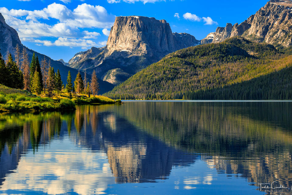 Squaretop Mountain Morning Reflection print