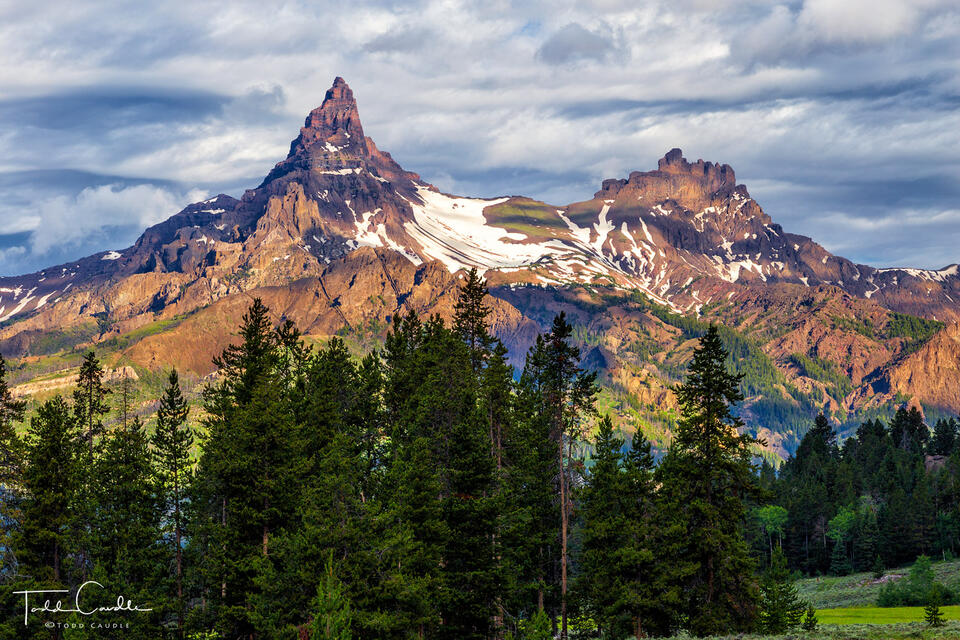 Pilot Peak and Index Peak Morning print