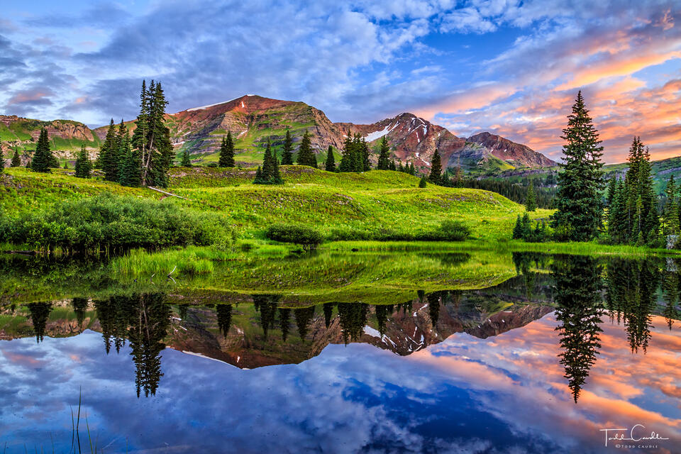 Mount Owen Sunrise Reflection print