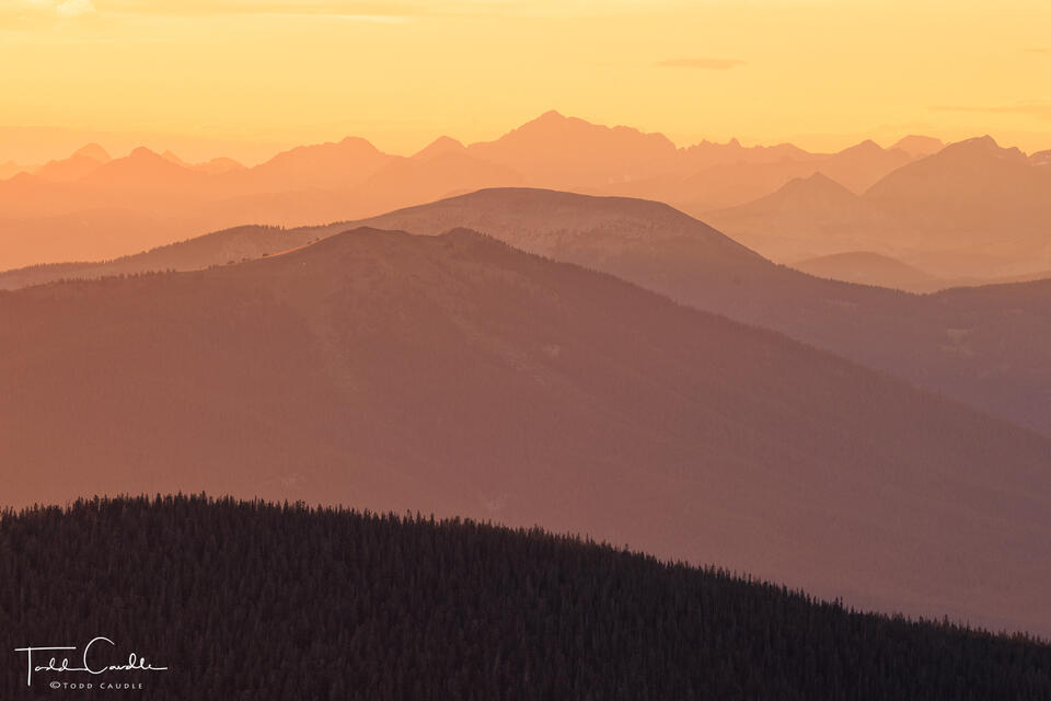 Sunset Ridges print