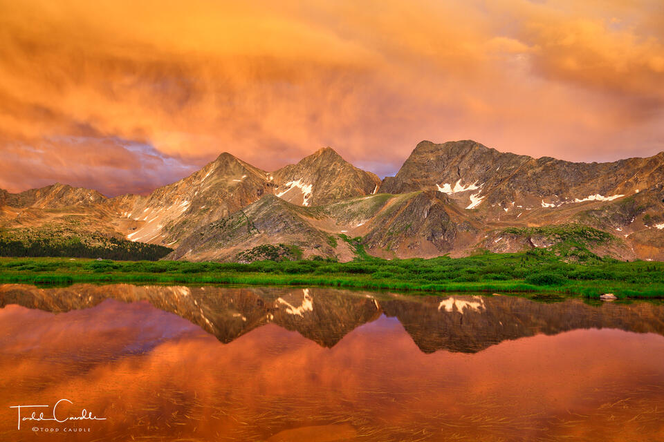 Harrison Flat Sunset print