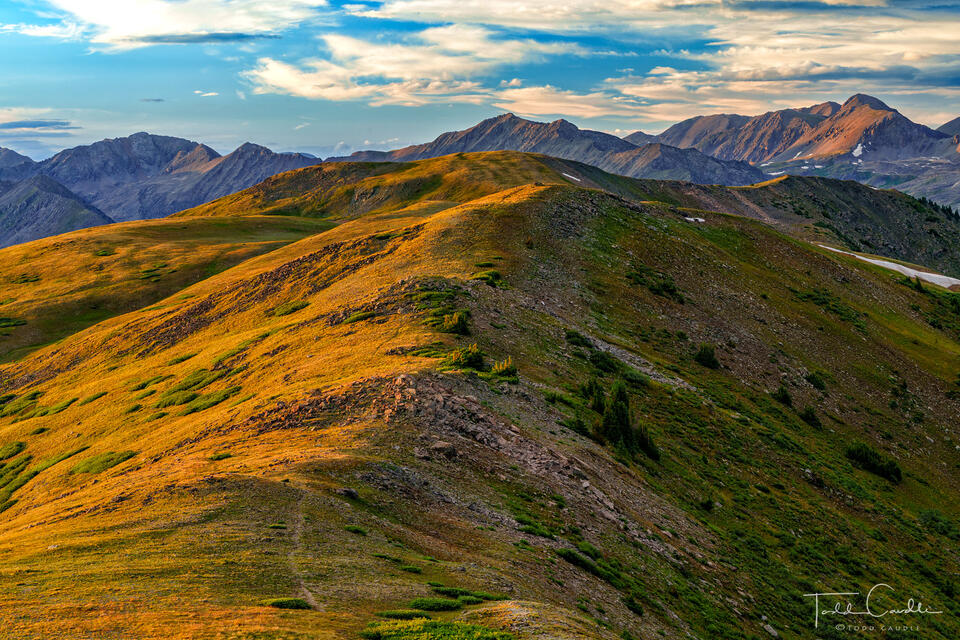 Evening Light Along the Continental Divide print