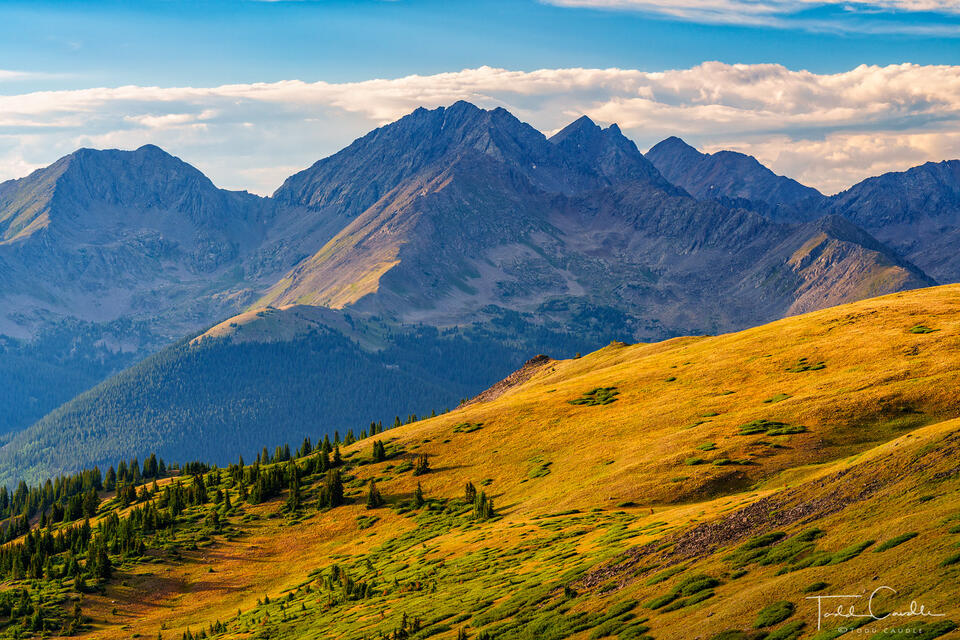 Ice Mountain Evening Light print