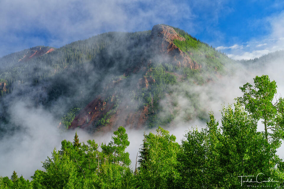 Clearing Fog Near Silverton print