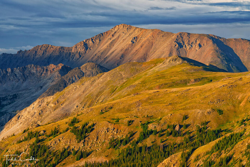 Mount Columbia Sunset print