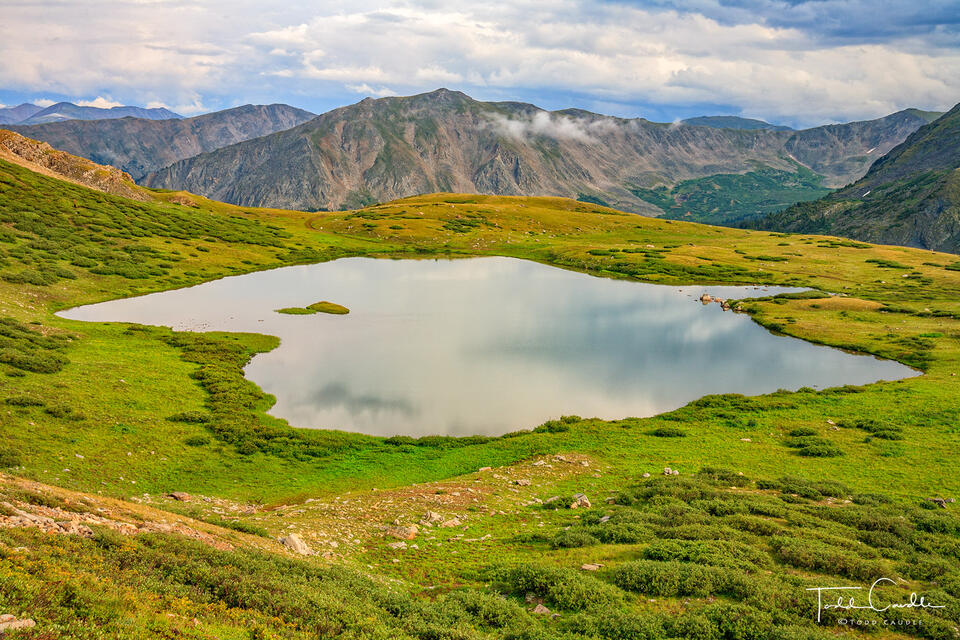 Unnamed Tarn in Mineral Basin print