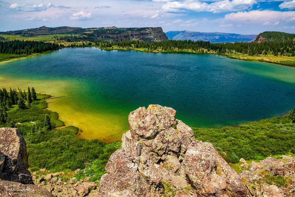 Wall Lake Overview print
