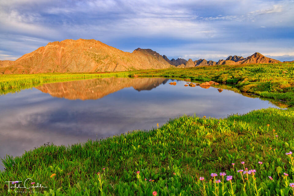 Gore Range Reflection print