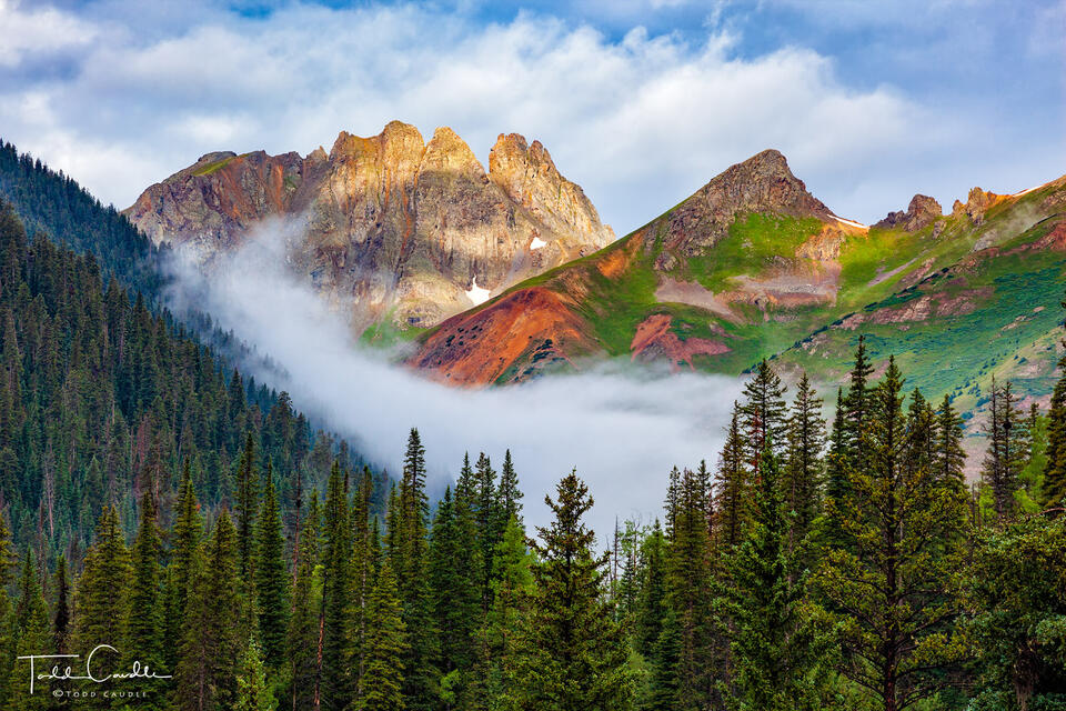 Lookout Mountain Clouds print