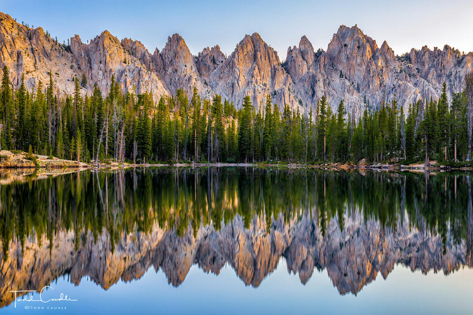 Sawtooth Mirror print