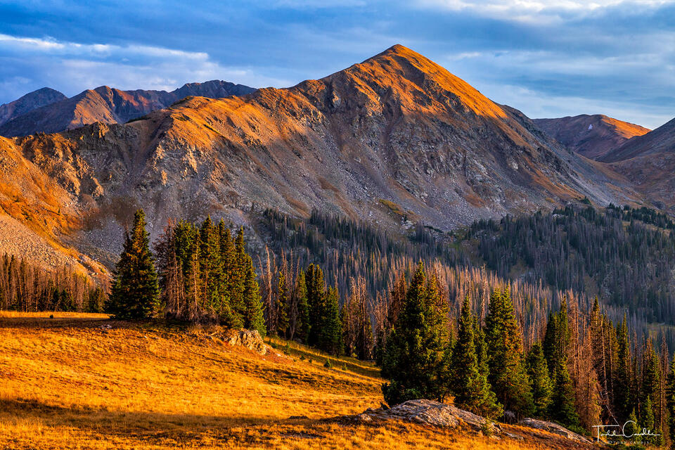 Parika Peak Sunset print