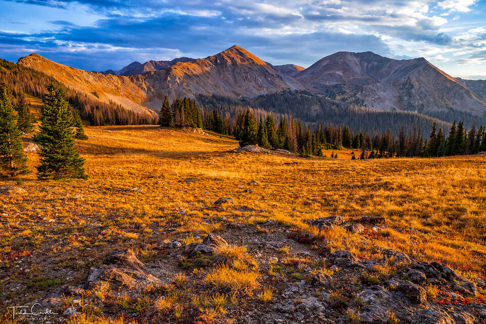 Bowen Gulch Sunset print