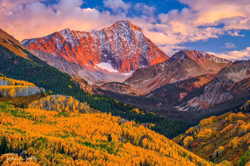 Capitol Peak Autumn Sunset print