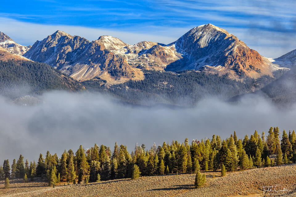 Fog Bank Below the Sawatch Range print