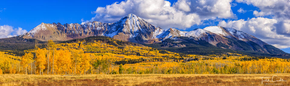 Middle Peak Panorama print