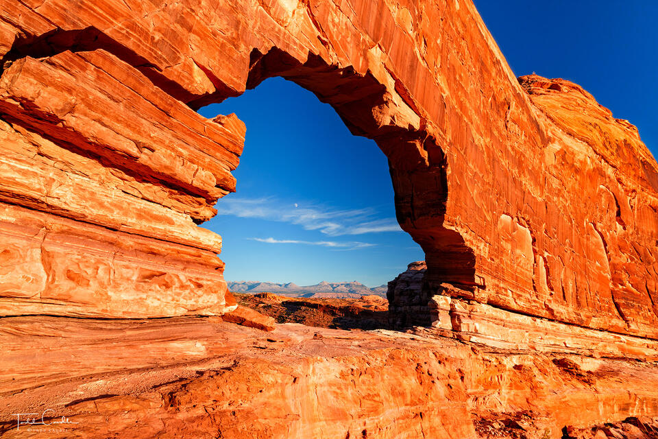 Gold Bar Arch Moonrise print