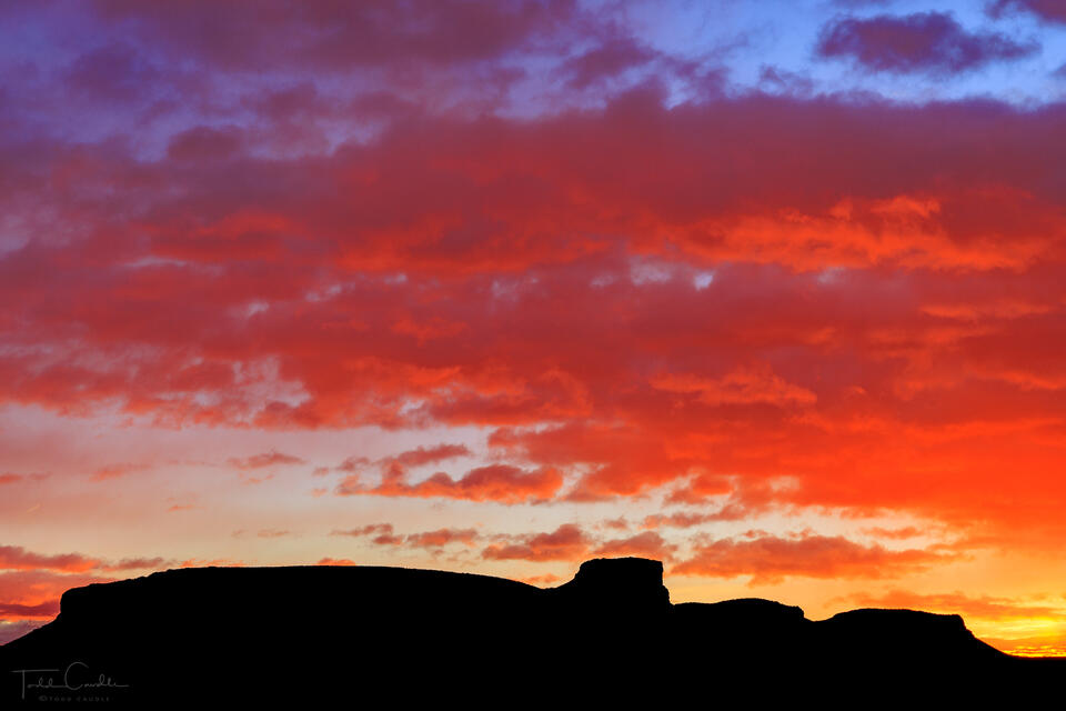 Castle Rock Sunrise print