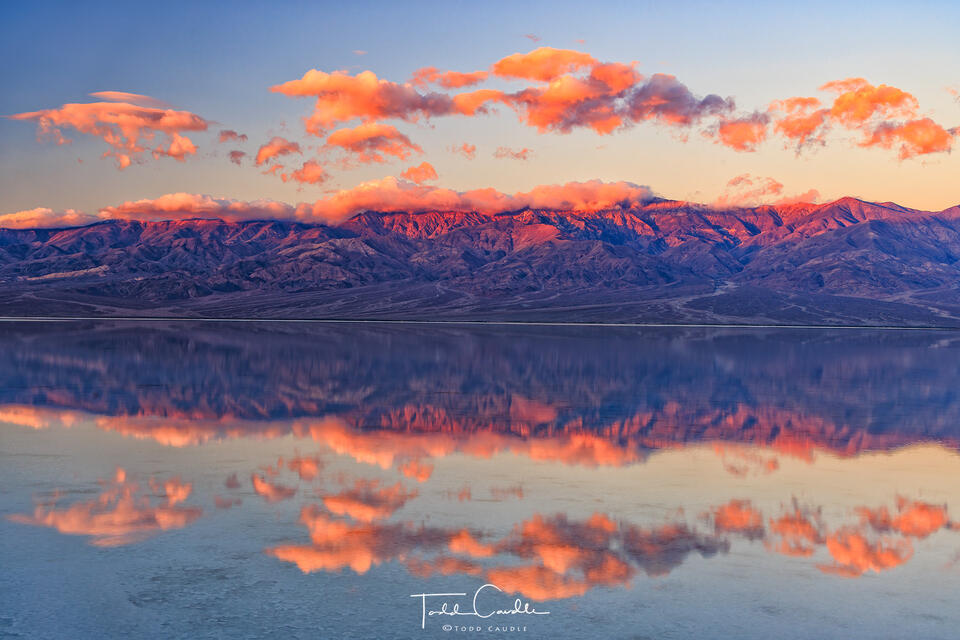 Badwater Basin Reflection print