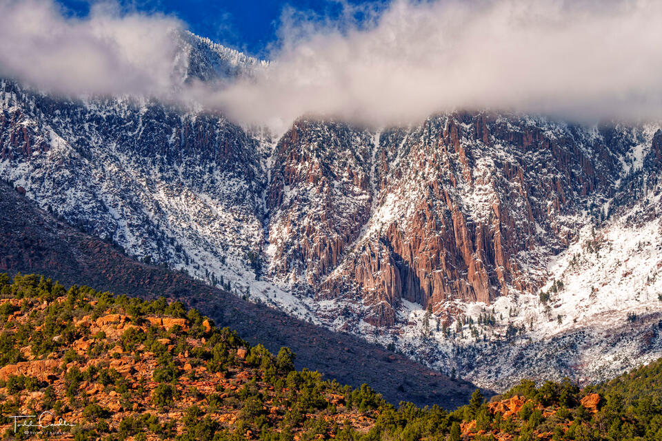 Desert vs. Mountain print