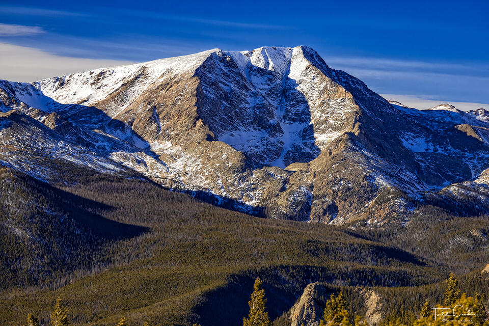 Ypsilon Mountain Winter print